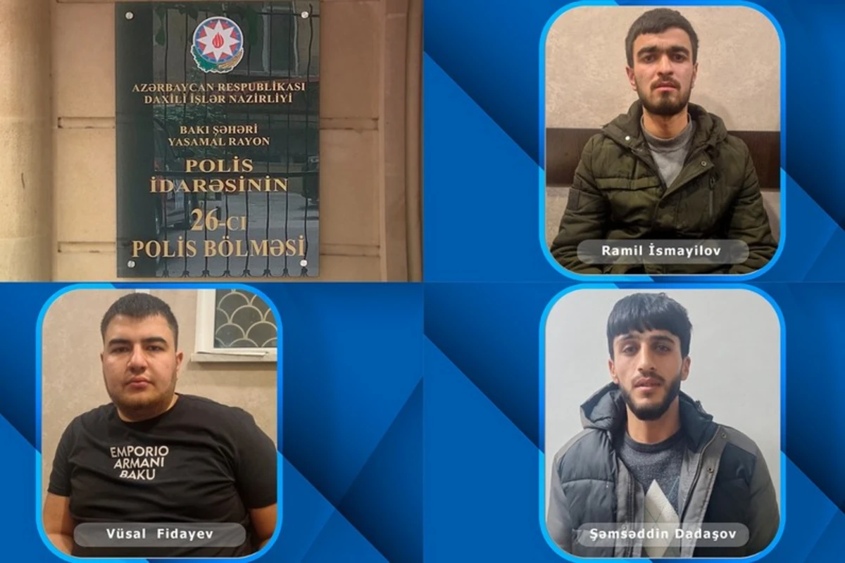 Bakıda 3 200 manatlıq rabitə kabeli oğurlayanlar saxlanılıb - FOTO