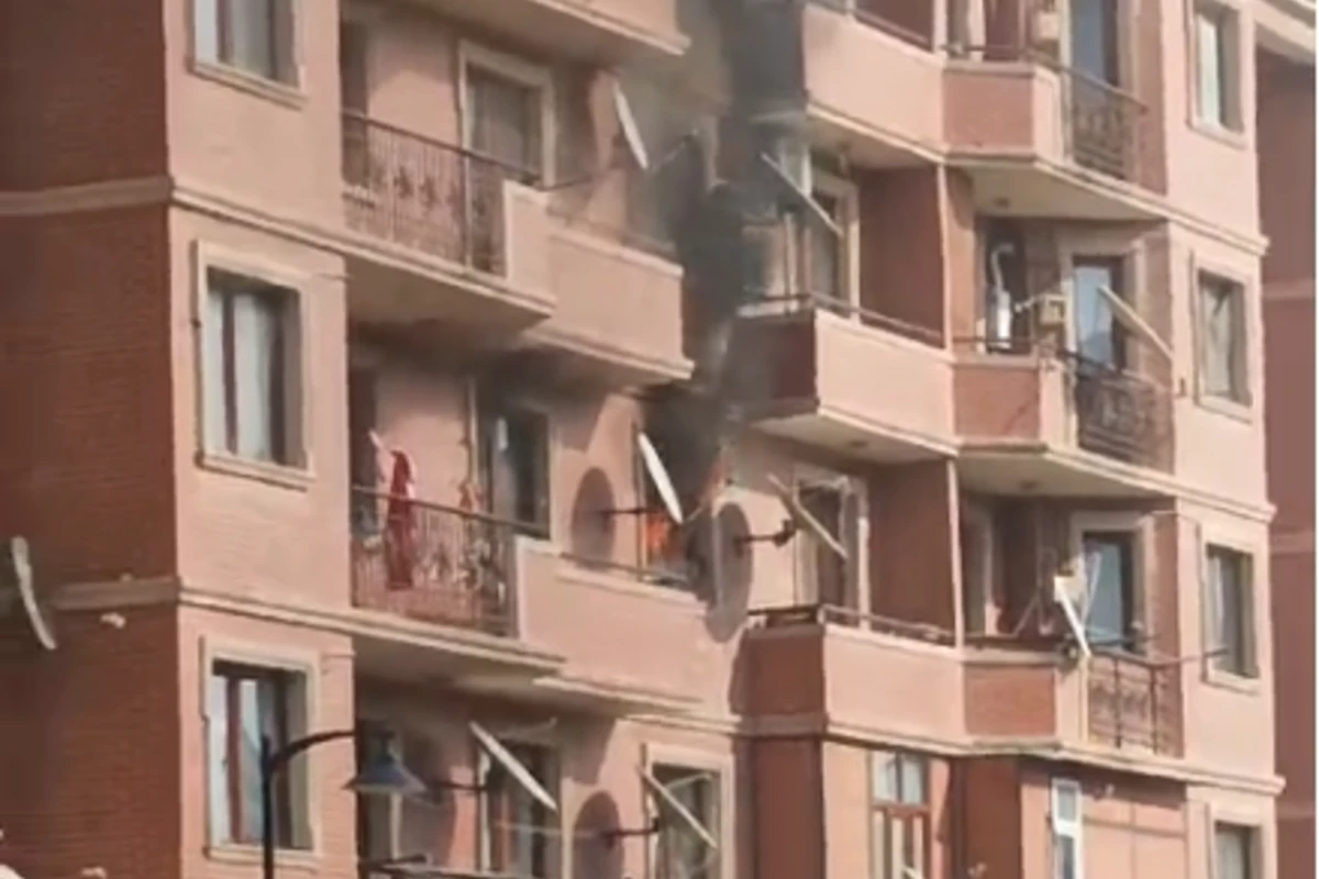 Bakıda yataqxana binasında yanğın