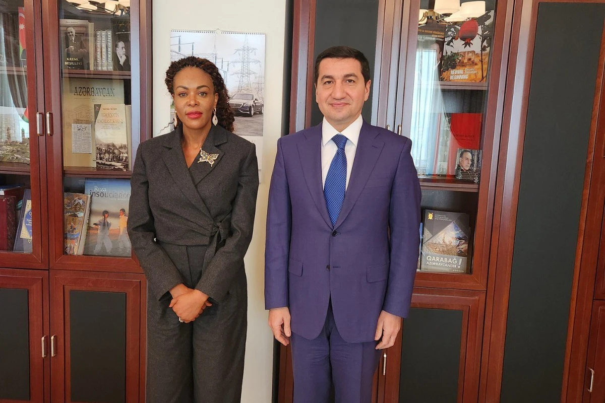 Hikmət Hacıyev Konqo Prezidentinin müşaviri ilə görüşüb - FOTO