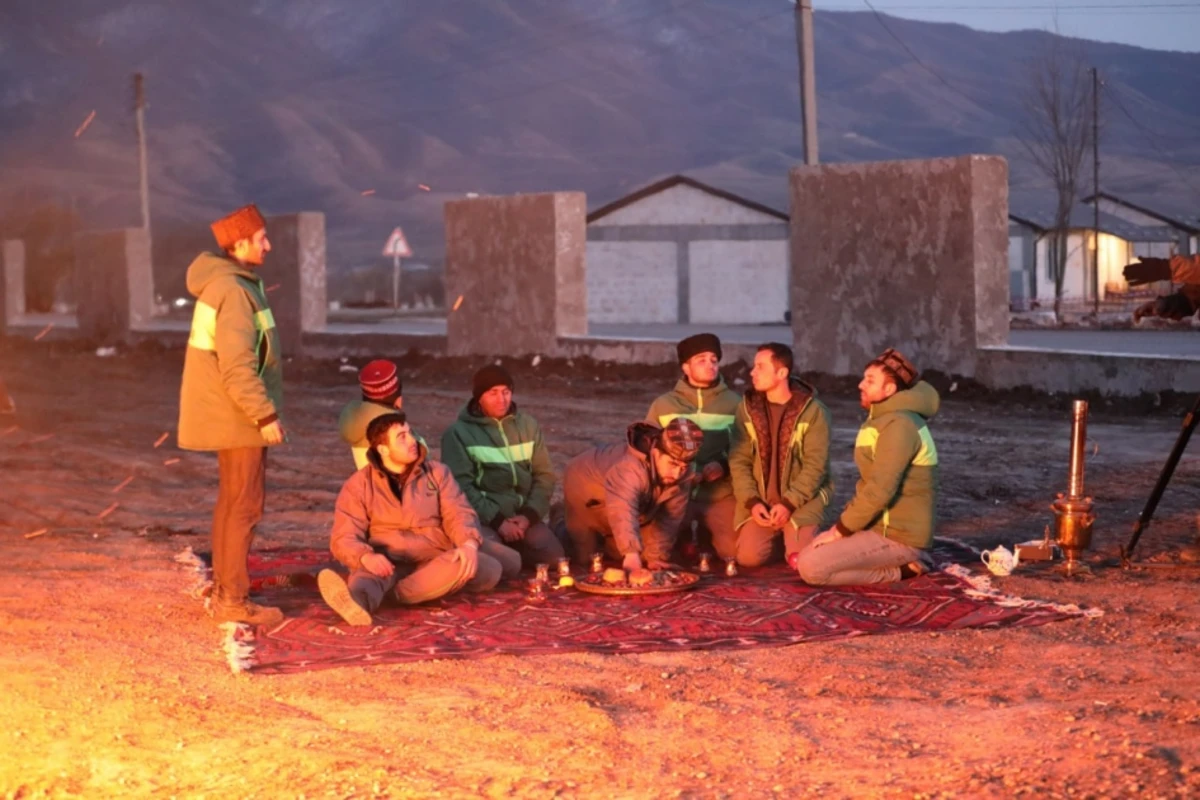 Xocalıda uzun illərdən sonra Od çərşənbəsi tonqalı qalanıb - FOTO/VİDEO