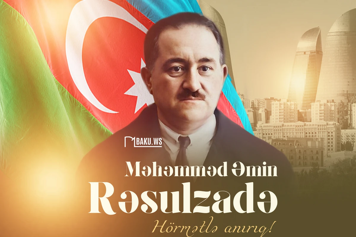 Məhəmməd Əmin Rəsulzadənin vəfatının ildönümüdür