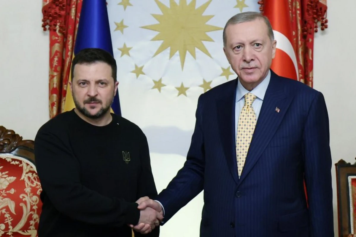 Türkiyə Prezidenti İstanbulda Volodimir Zelenski ilə görüşüb
