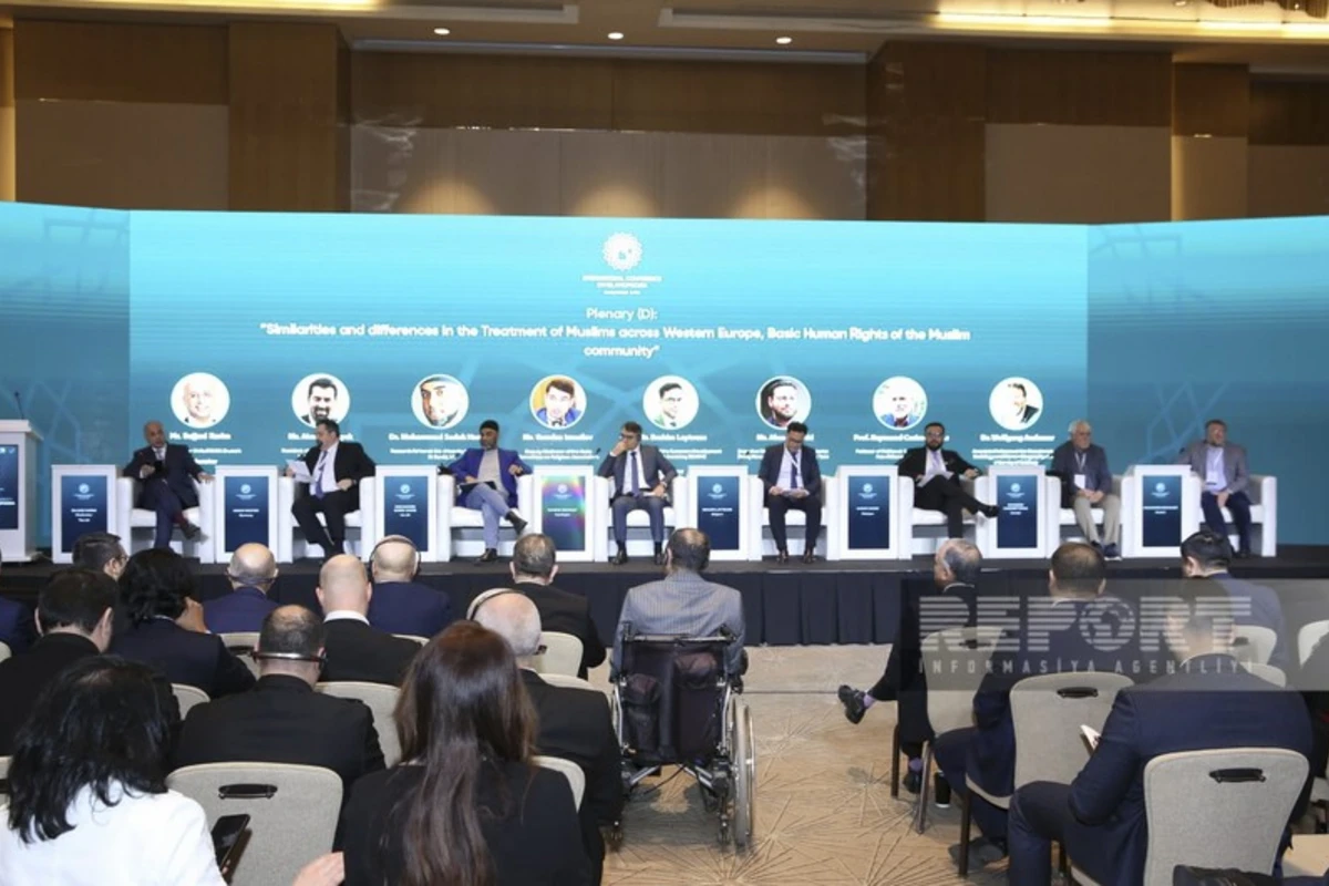 Bakıda islamofobiya ilə mübarizəyə dair beynəlxalq konfrans yekunlaşıb, kommunike qəbul edilib - YENİLƏNİB - FOTO