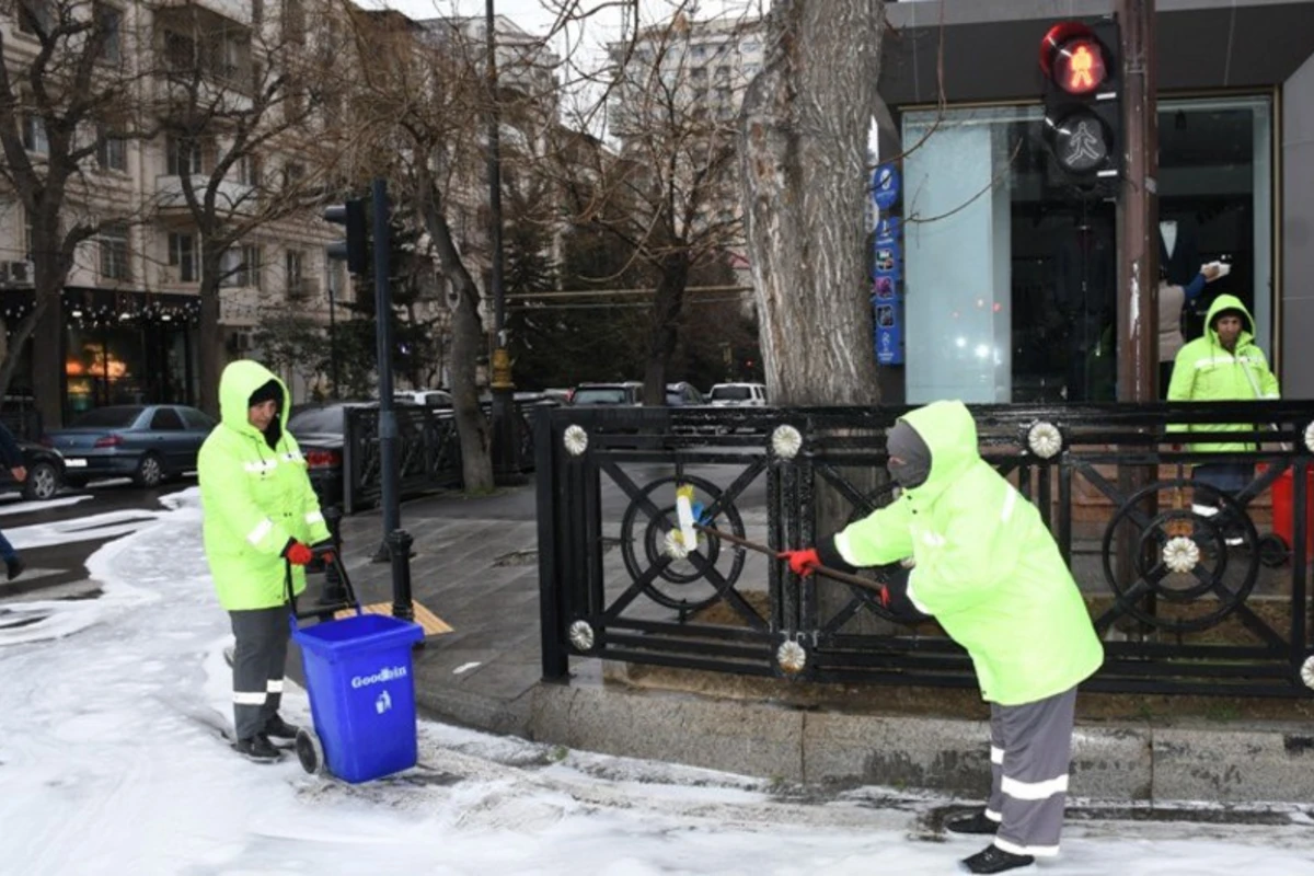 В Баку прошел общегородской субботник - ФОТО