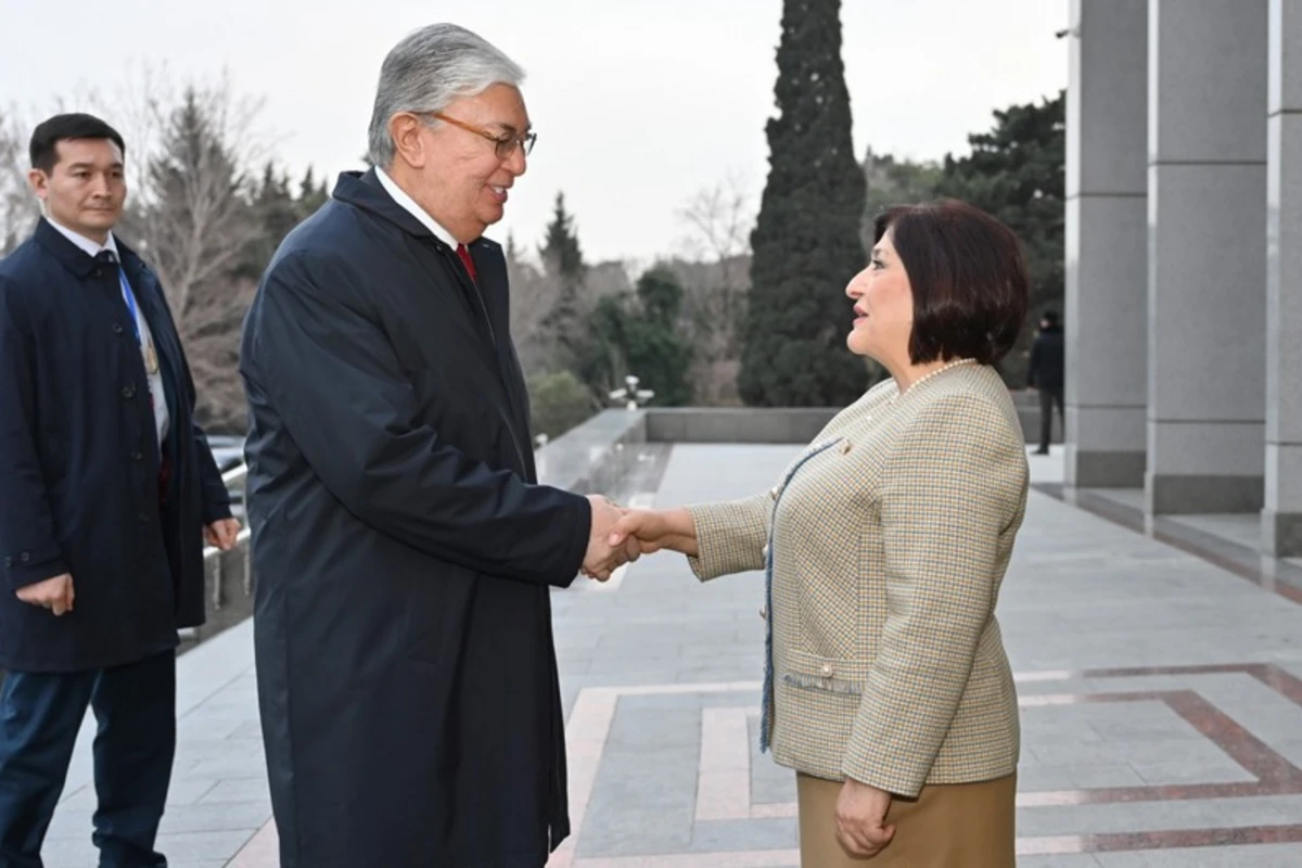 Sahibə Qafarova Qazaxıstan Prezidenti ilə görüşüb
