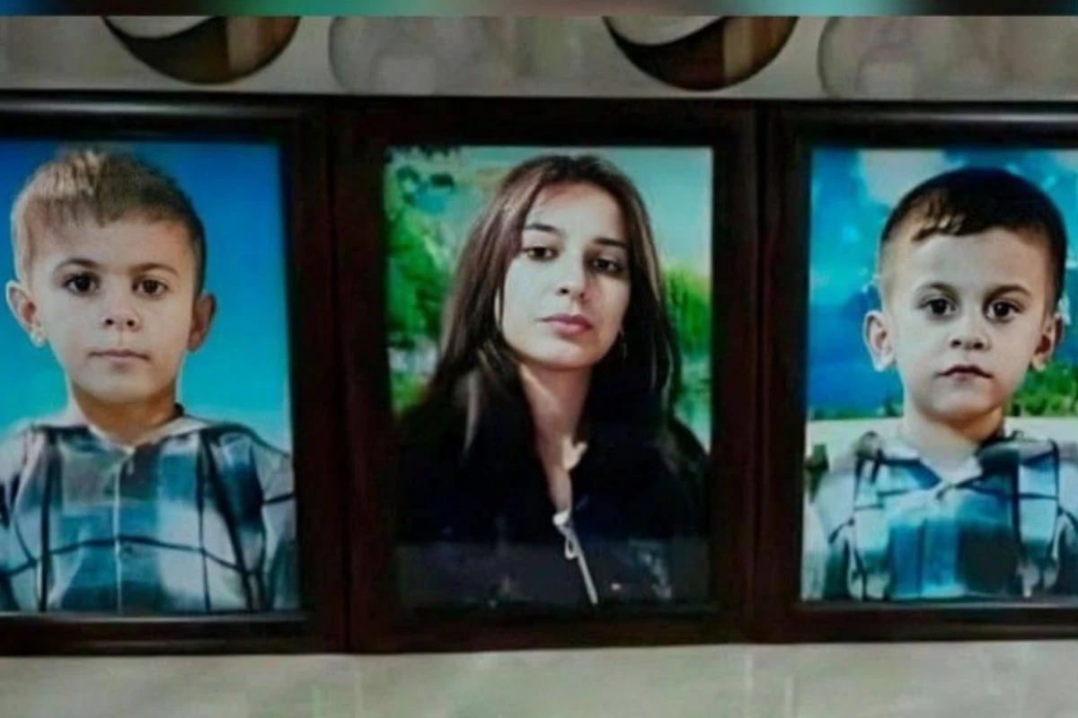 Dəm qazından ölən ana və övladlarının FOTOsu