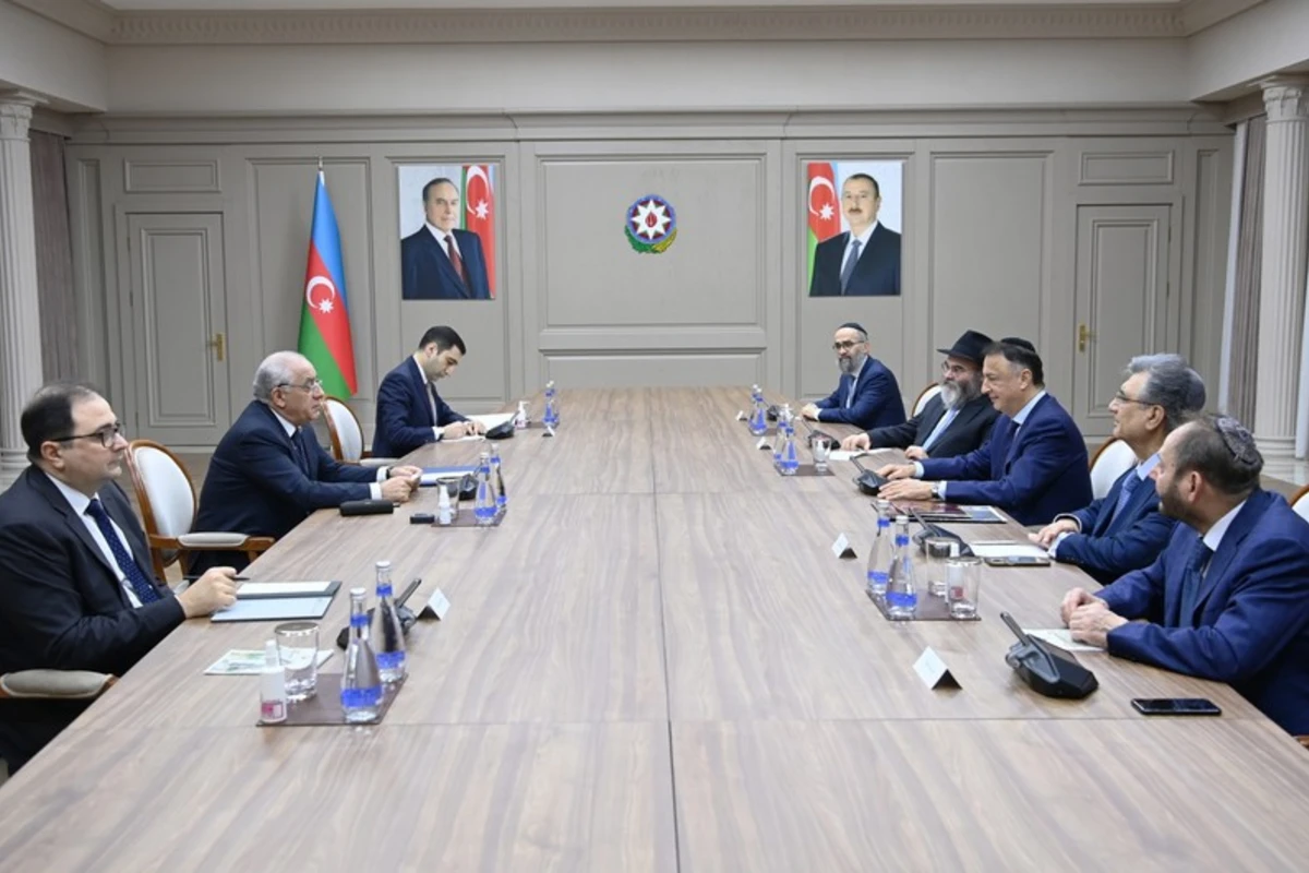 Əli Əsədov Ümumdünya Buxara Yəhudiləri Konqresinin prezidenti ilə görüşüb