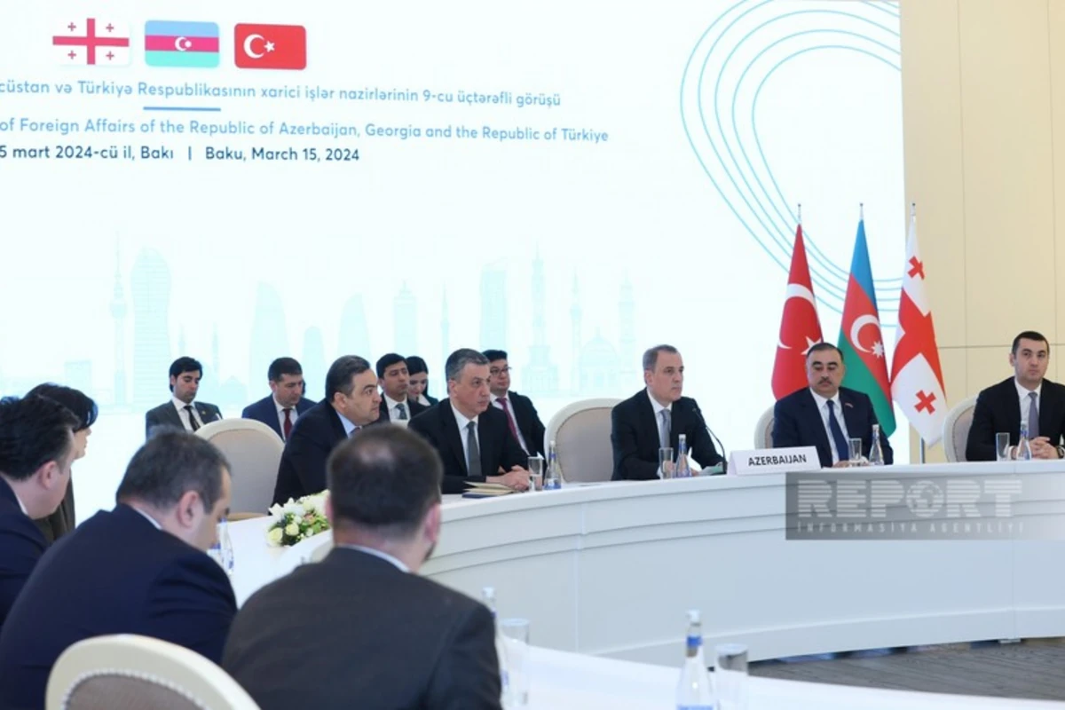 Azərbaycan, Gürcüstan və Türkiyə XİN başçılarının müzakirə etdikləri məsələlər açıqlanıb - FOTO - YENİLƏNİB 3