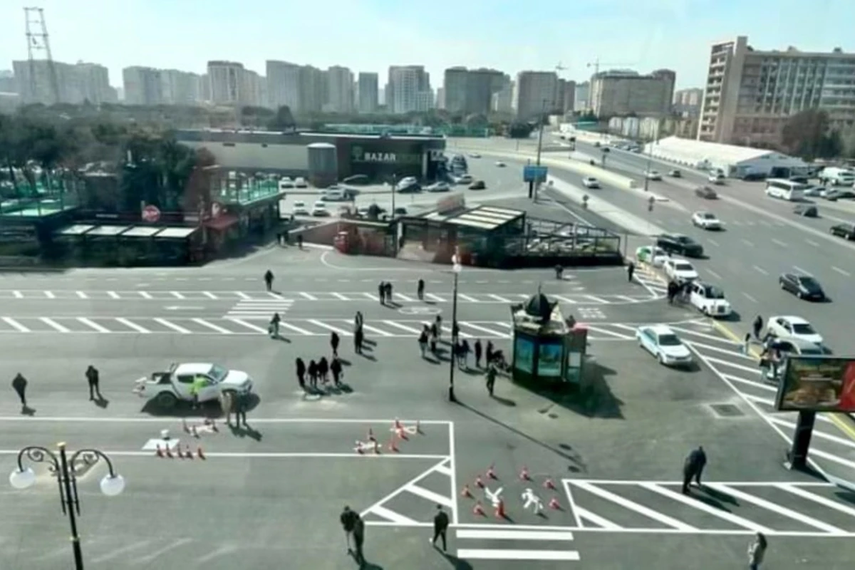 Возле станции метро Гянджлик создан автобусный хаб