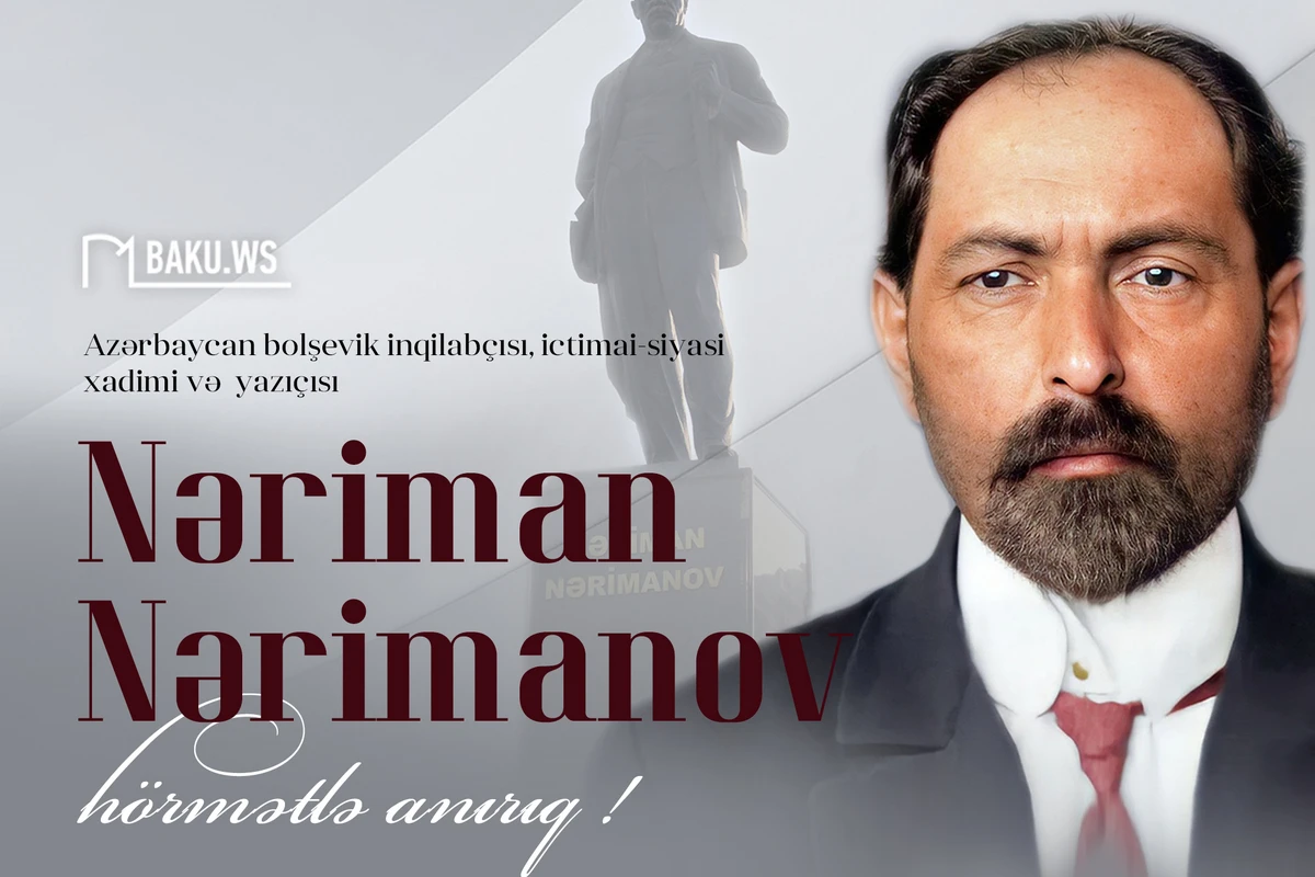 Nəriman Nərimanovun anım günüdür