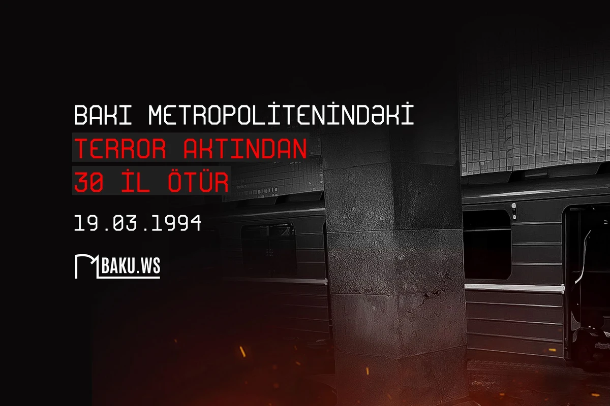 Metroda baş verən terror aktından 30 il ötür