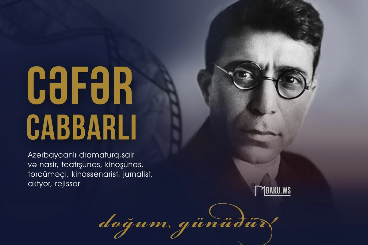 Görkəmli dramaturq Cəfər Cabbarlının anadan olmasından 125 il ötür