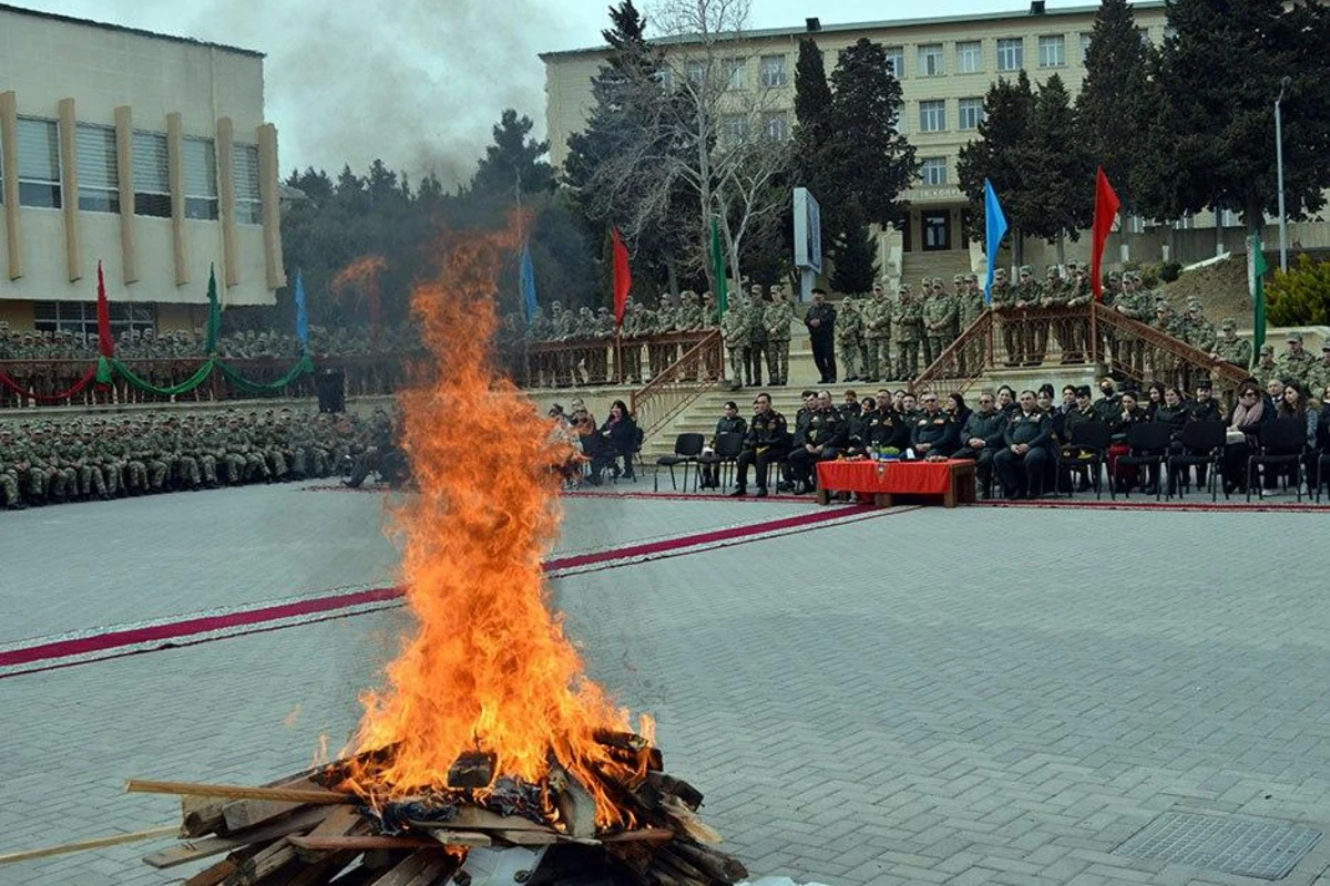 Azərbaycan Ordusu Novruz bayramını qeyd edib - FOTO/VİDEO