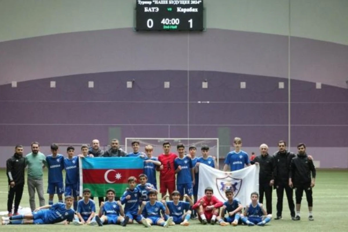 Qarabağın U-14 komandası Minskdə keçirilən turnirdə çempion olub