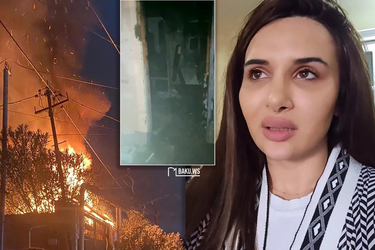 Azərbaycanda aparıcının evini yandırıblar? - DİN-dən hadisə ilə bağlı RƏSMİ CAVAB - FOTO/VİDEO