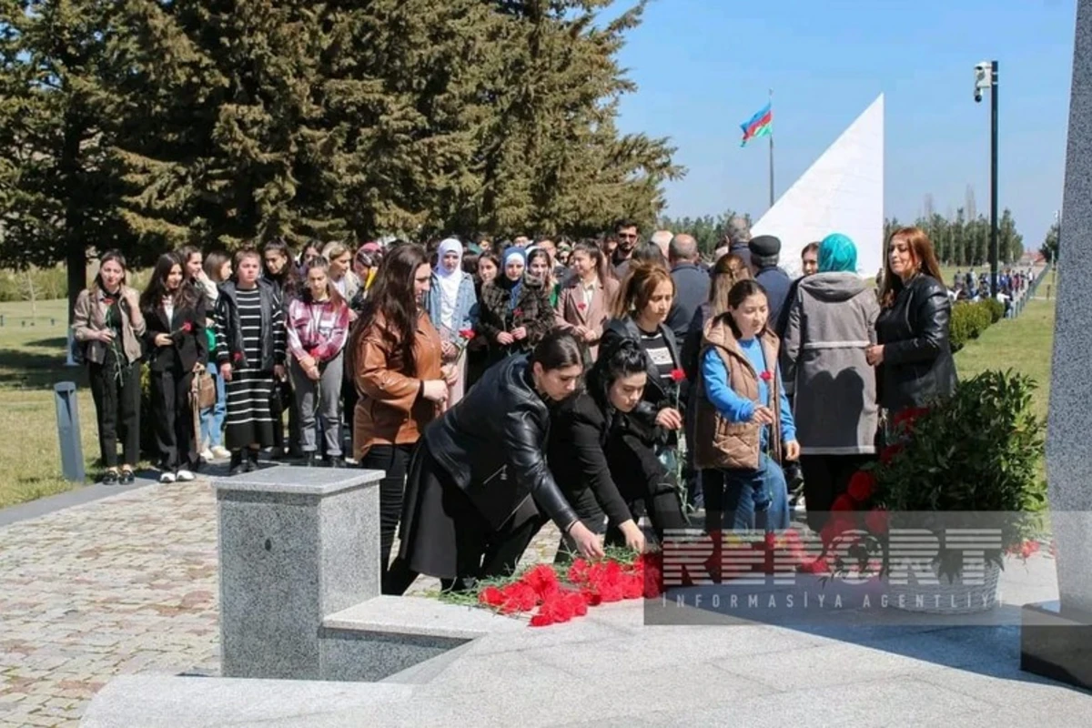 Quba Soyqırımı Memorial Kompleksi ziyarət olunur - FOTO
