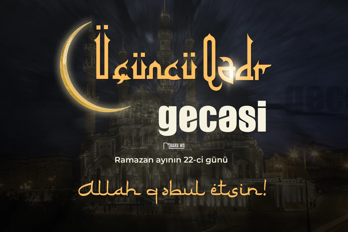 Bu gecə ehtimal edilən üçüncü Qədr gecəsidir