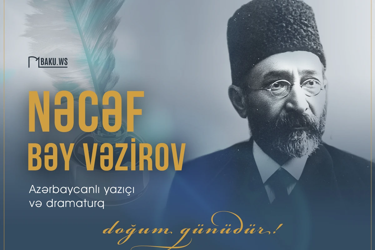 Bu gün Nəcəf bəy Vəzirovun doğum günüdür