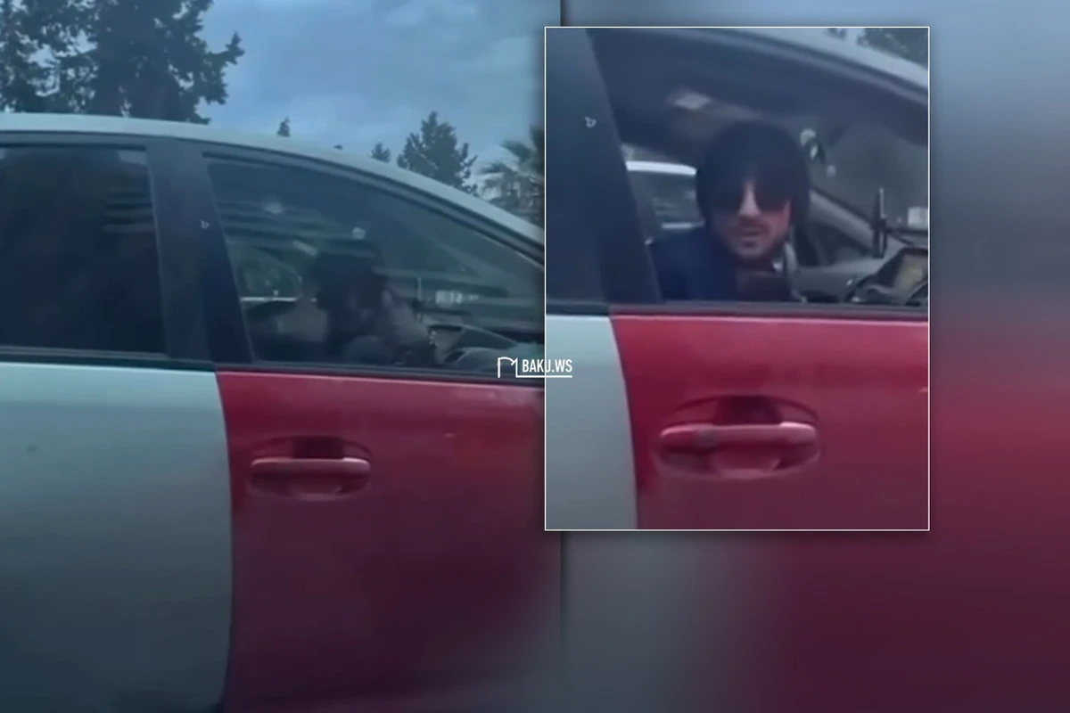 Поведение пассажира Prius в Баку шокировало женщину-водителя - ВИДЕО