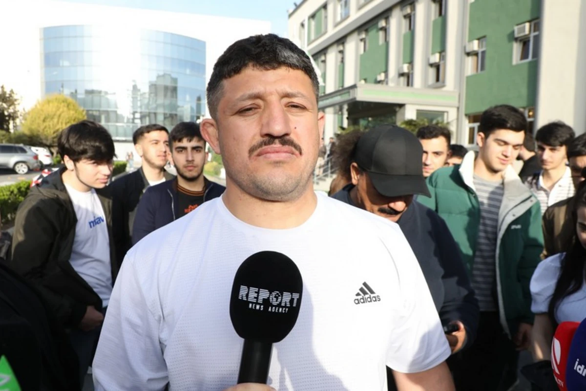 Azərbaycan pəhləvanı: Rekordlarımı şəhidlərə həsr edirəm