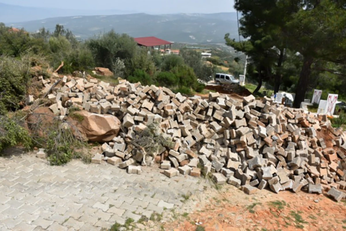 Yenidən seçilməyən eks bələdiyyə sədri 40 illik yolu bağlayıb, üzərində ağac əkdi - FOTO