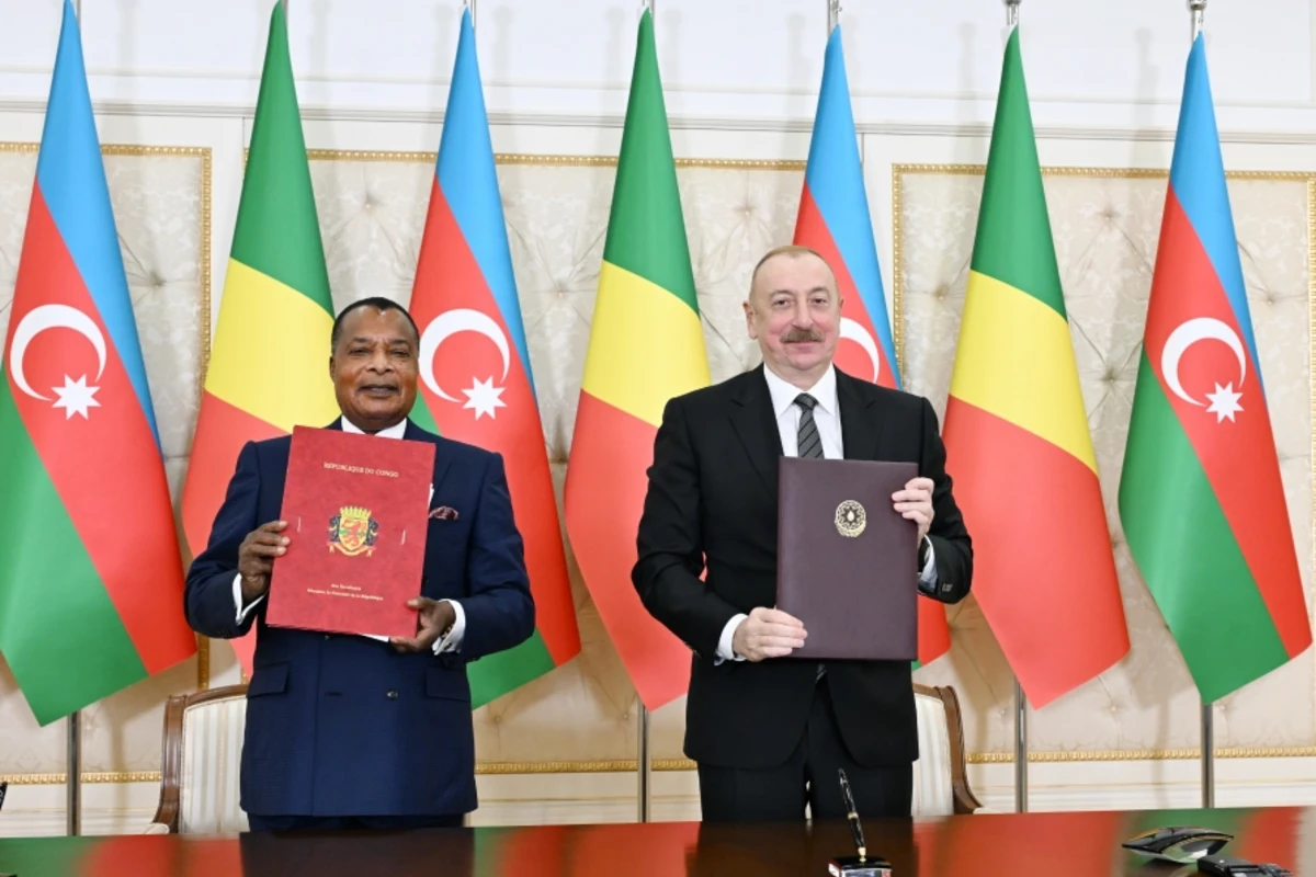 Azərbaycan-Konqo sənədləri imzalanıb - FOTO