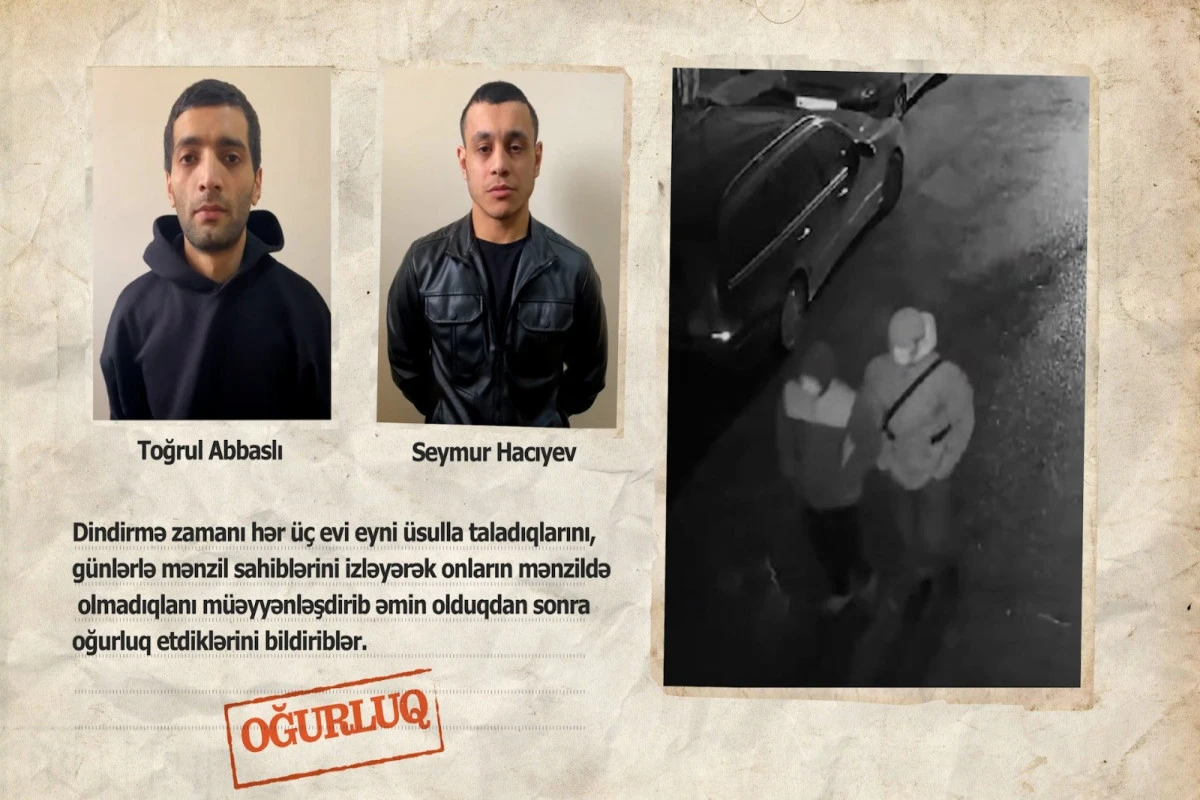 Bakıda 3 evdən antik əşyalar və 30 min manatlıq qızıl oğurlanıb - VİDEO