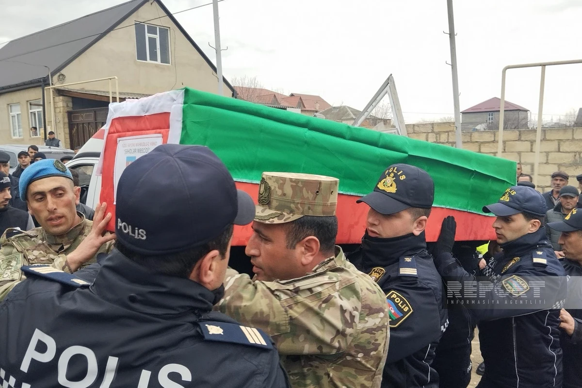 В Губе простились с погибшим в ходе учебных стрельб военнослужащим армии Азербайджана - ОБНОВЛЕНО + ФОТО
