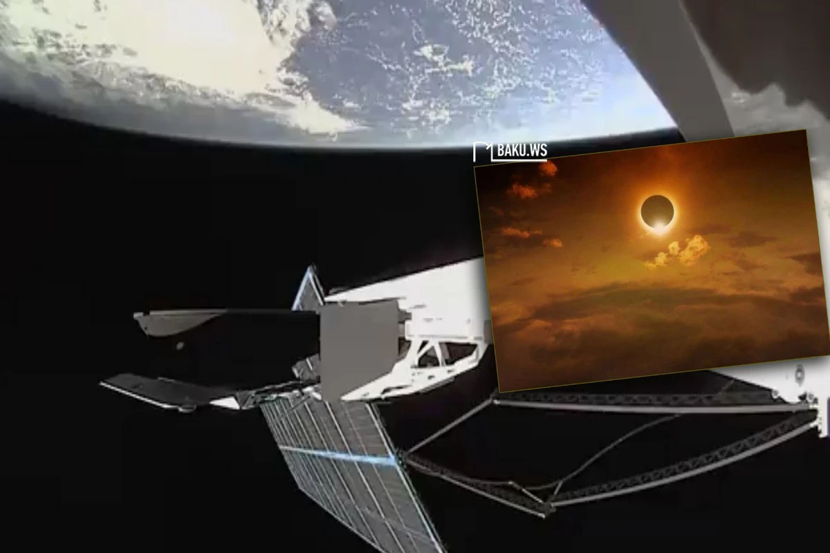 Tam Günəş tutulması “SpaceX” kosmik gəmisindən belə görünüb - VİDEO Tam Günəş tutulması “SpaceX” kosmik gəmisindən belə görünüb - VİDEO