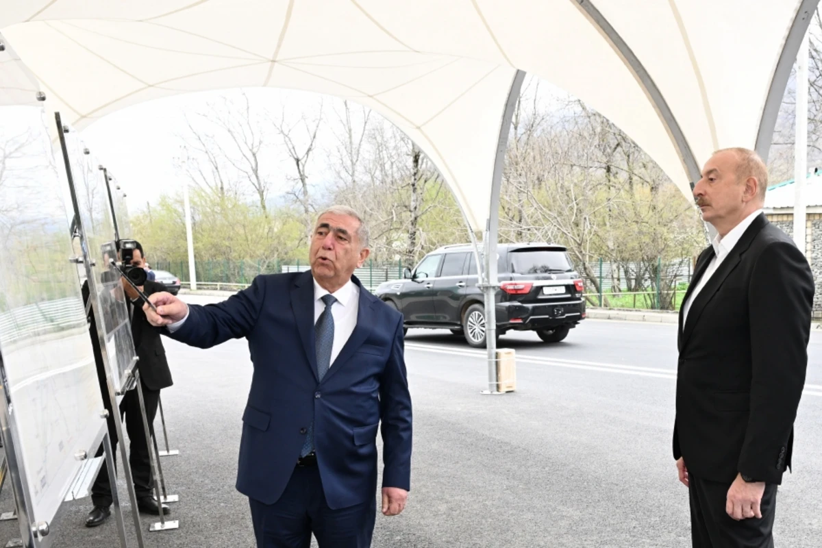 Prezident Böyük Pirəli-Kiçik Pirəli-Xırxatala-Cığatelli-Həmzəli avtomobil yolunun açılışında iştirak edib - YENİLƏNİB - FOTO