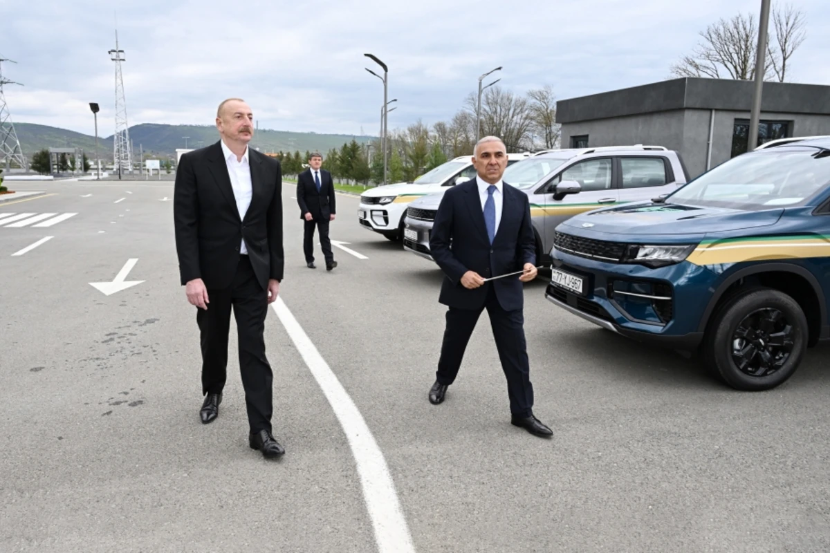 Prezident İlham Əliyev Qəbələ rayonunda səfərdə olub