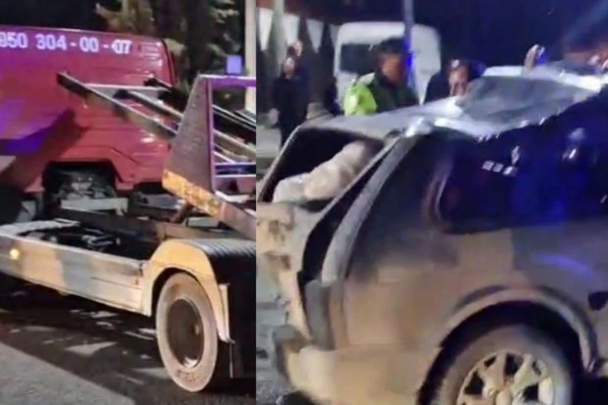 İsmayıllıda BMW “Niva” ilə toqquşdu - VİDEO