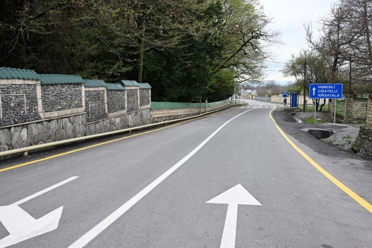 Prezidentin Qəbələdə açılışını etdiyi yol 20 mindən artıq əhalinin gediş-gəlişini yaxşılaşdıracaq
