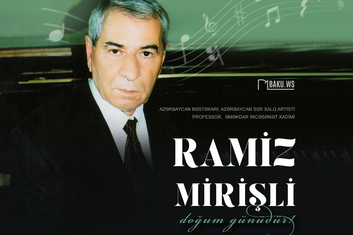 Xalq artisti Ramiz Mirişlinin doğum günüdür