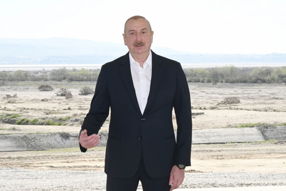 Azərbaycan Prezidenti: Şirvan kanalı suyun həcminə və əkin sahələrinin əhatəsinə görə ən böyük layihəmiz olacaq