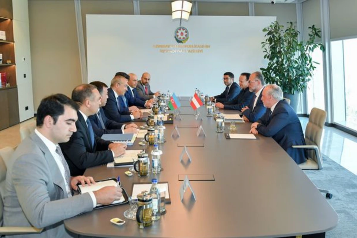 Mikayıl Cabbarov Andreas Rayxhardt ilə görüşüb - FOTO