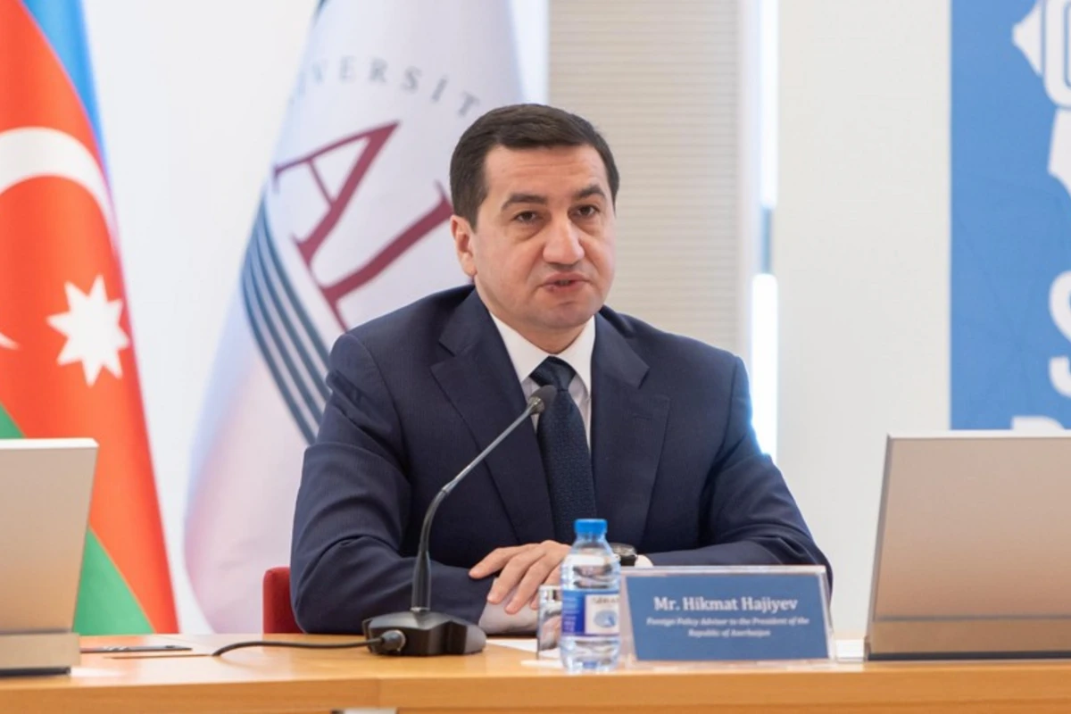 Hikmət Hacıyev: Azərbaycanın COP29-a ev sahibliyi etməsi diplomatik və siyasi cəsarətimizin təcəssümüdür - FOTO Hikmət Hacıyev: Azərbaycanın COP29-a ev sahibliyi etməsi diplomatik və siyasi cəsarətimizin təcəssümüdür - FOTO