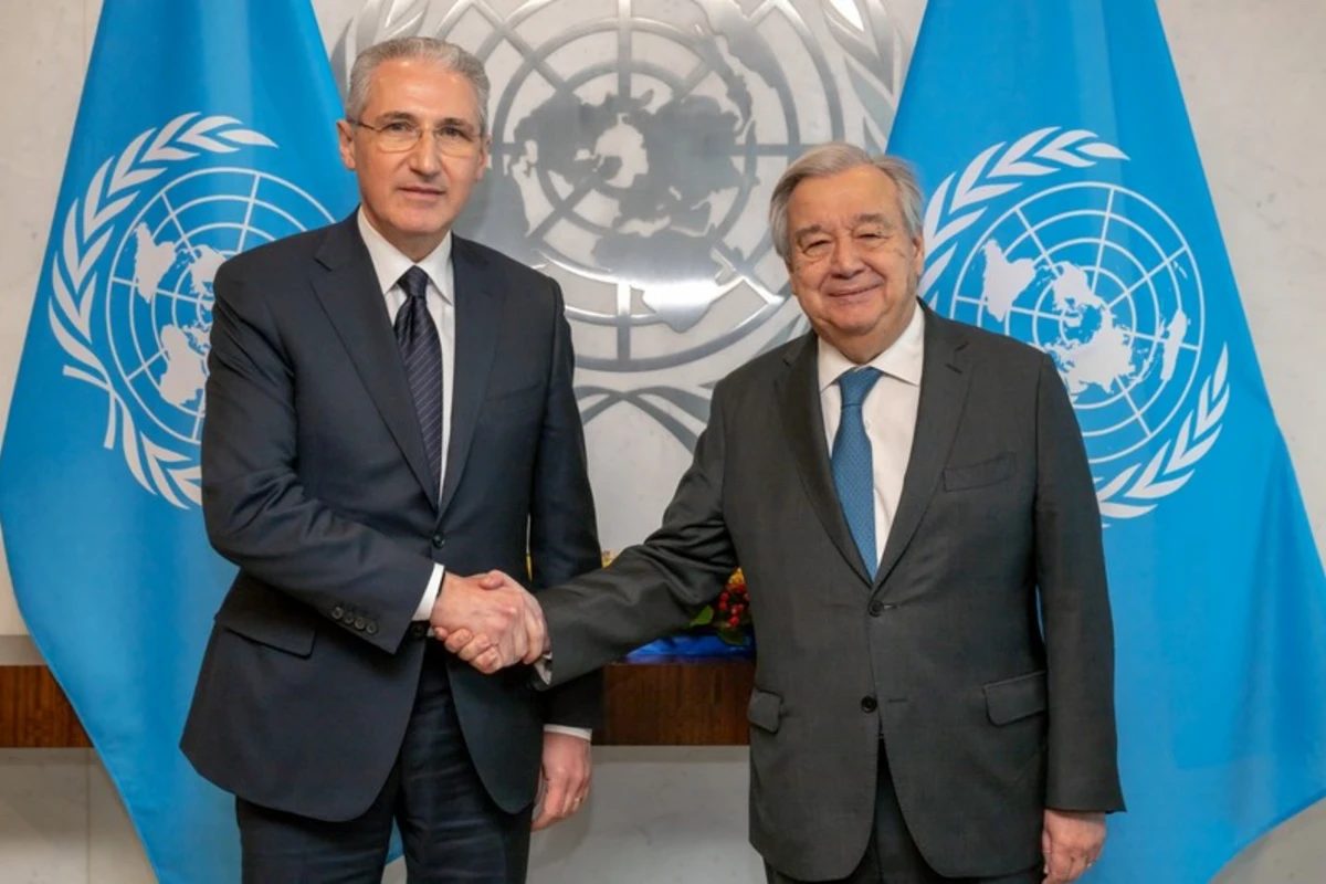 COP29-un prezidenti BMT-nin Baş katibi ilə görüşüb - FOTO