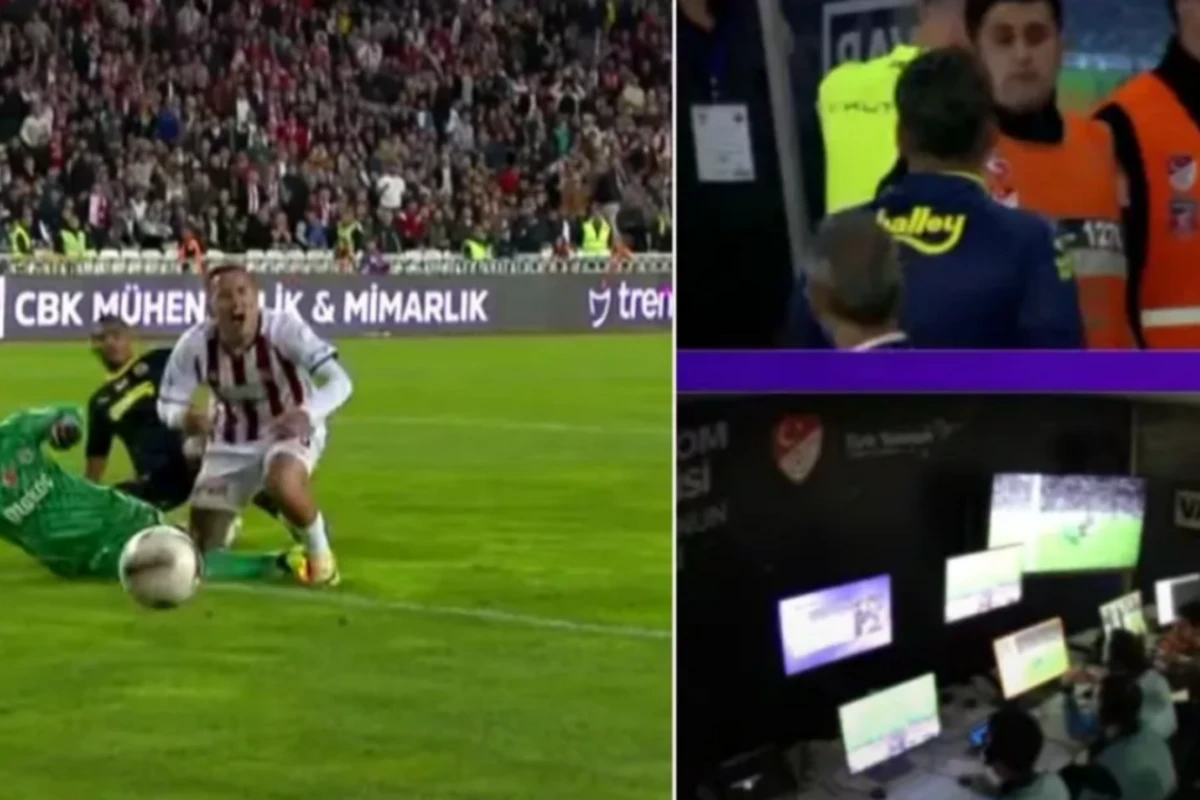 Sivasspor - Fənərbağça matçının VAR qeydləri açıqlandı - Haqlı penalti verilib? - FOTO