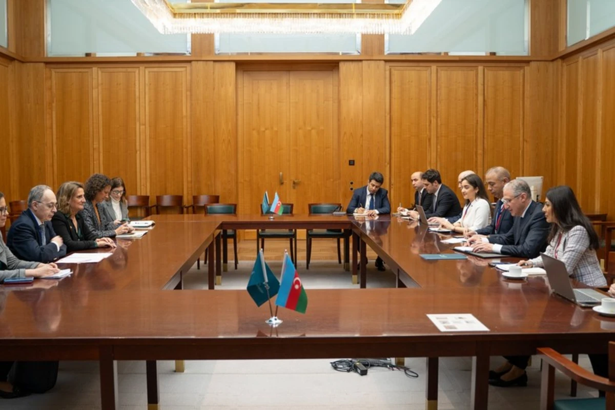 Делегация руководства СОР29 провела встречу с министром экологических преобразований Испании - ФОТО