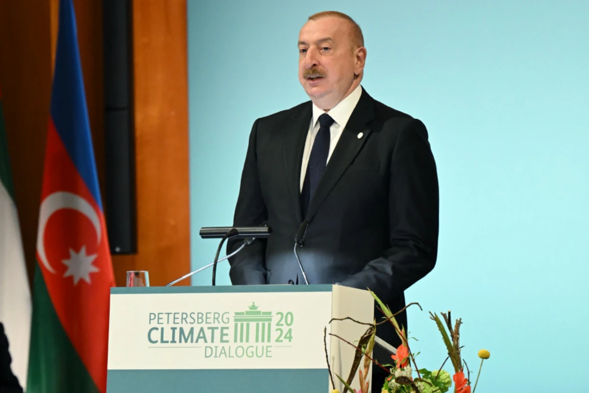 Azərbaycan Prezidenti: Enerji, qaz və neftlə zəngin ölkələr iqlim dəyişikliyi ilə mübarizədə öndə getməlidirlər