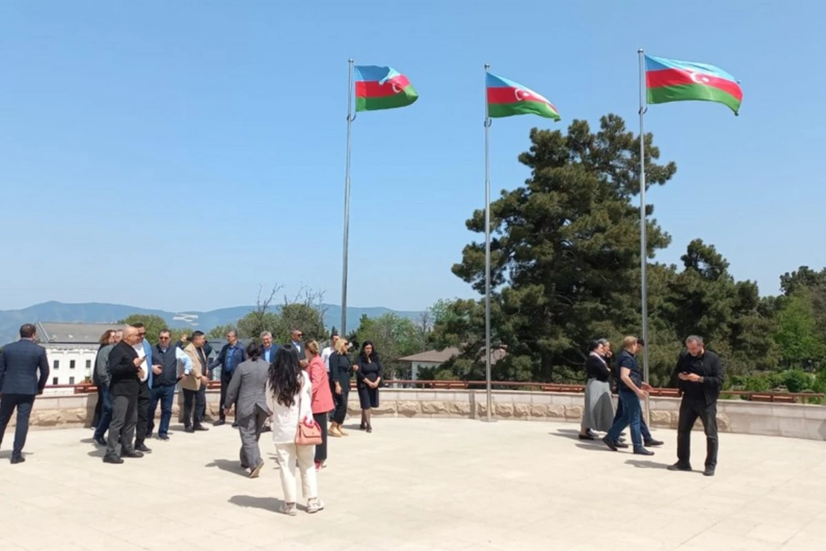 Türk dövlətləri parlamentlərinin komitə sədrləri Xankəndinə gediblər - FOTO