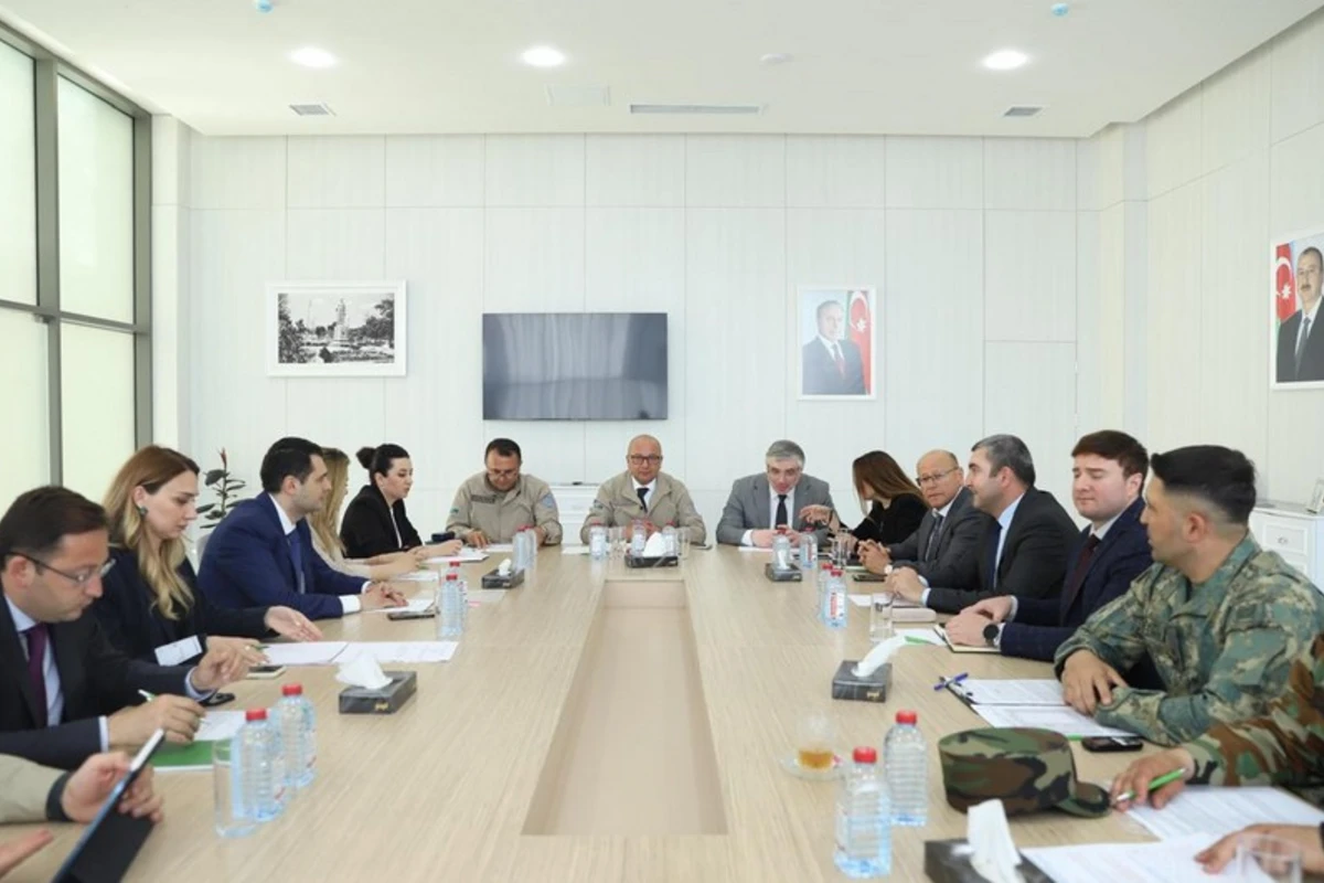 Ağdamda Minalardan və partlamamış hərbi sursatlardan təmizləmə üzrə İşçi qrupun iclası keçirilib - FOTO Ağdamda Minalardan və partlamamış hərbi sursatlardan təmizləmə üzrə İşçi qrupun iclası keçirilib - FOTO