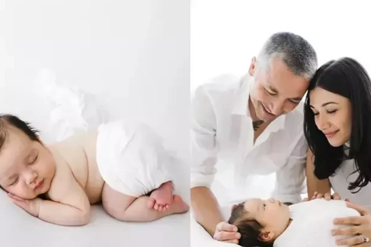 Azərbaycanlı qızla evlənən İlhan Mansız ilk dəfə övladını göstərdi - FOTO