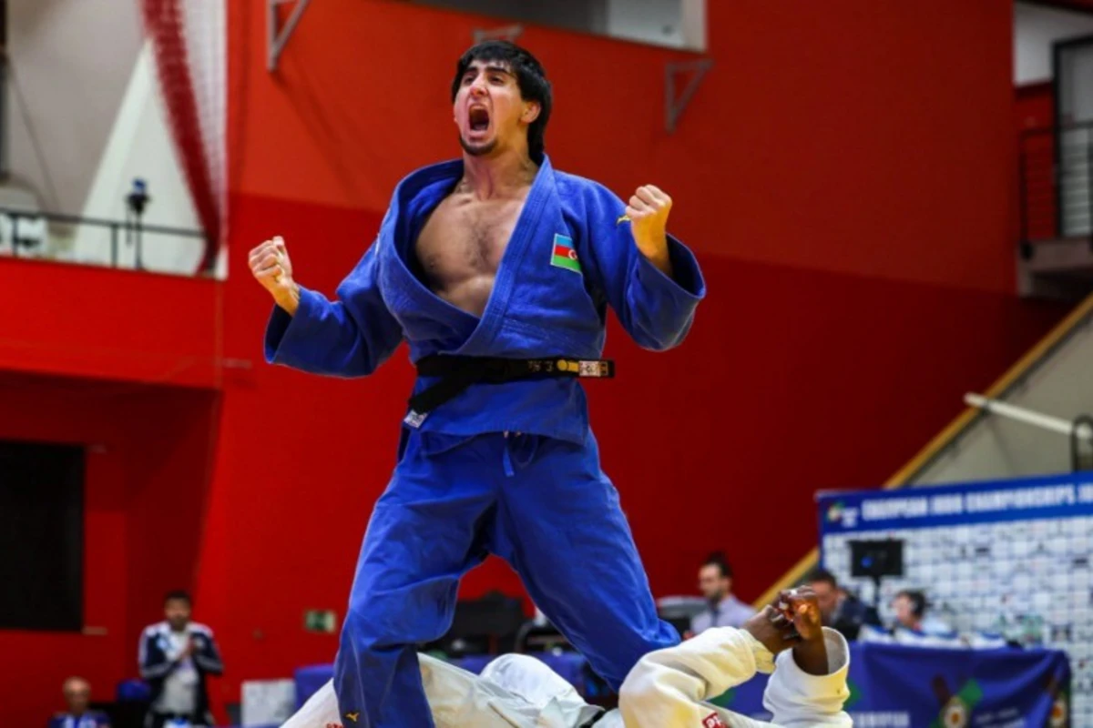 Avropa çempionatı: Azərbaycanın daha bir cüdoçusu qızıl medal qazanıb