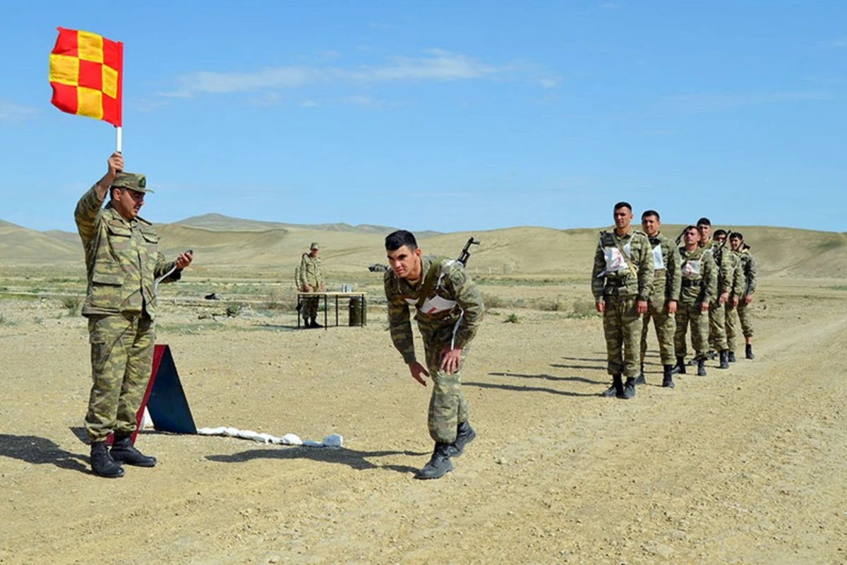 Azərbaycan Ordusunda hərbiləşdirilmiş kross birinciliyi keçirilib - FOTO/VİDEO