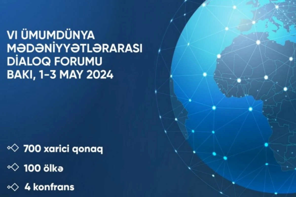 VI Ümumdünya Mədəniyyətlərarası Dialoq Forumuna 700 qonaq qatılacaq - FOTO