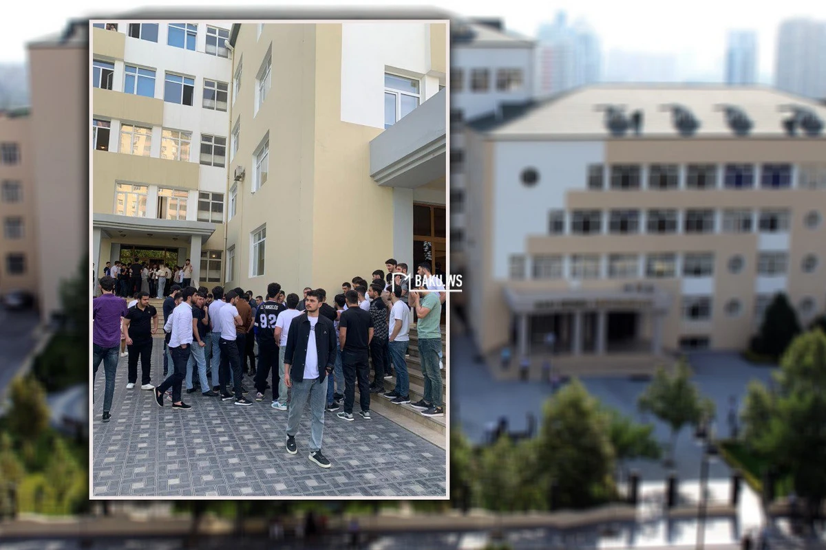 Bakı Biznes Universitetinin oğlan tələbələri saqqala görə dərsə buraxılmadılar - FOTO