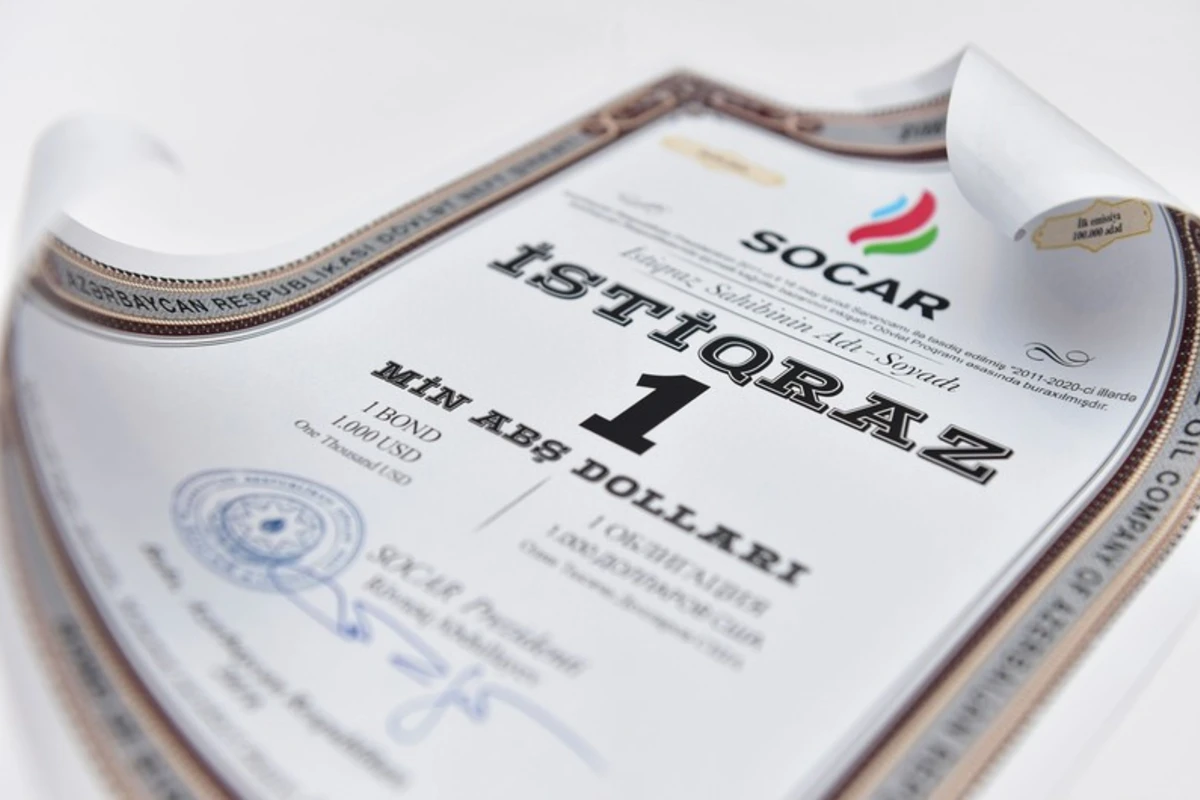 SOCAR İstiqrazlarının 10-cu kupon ödənişi edilib