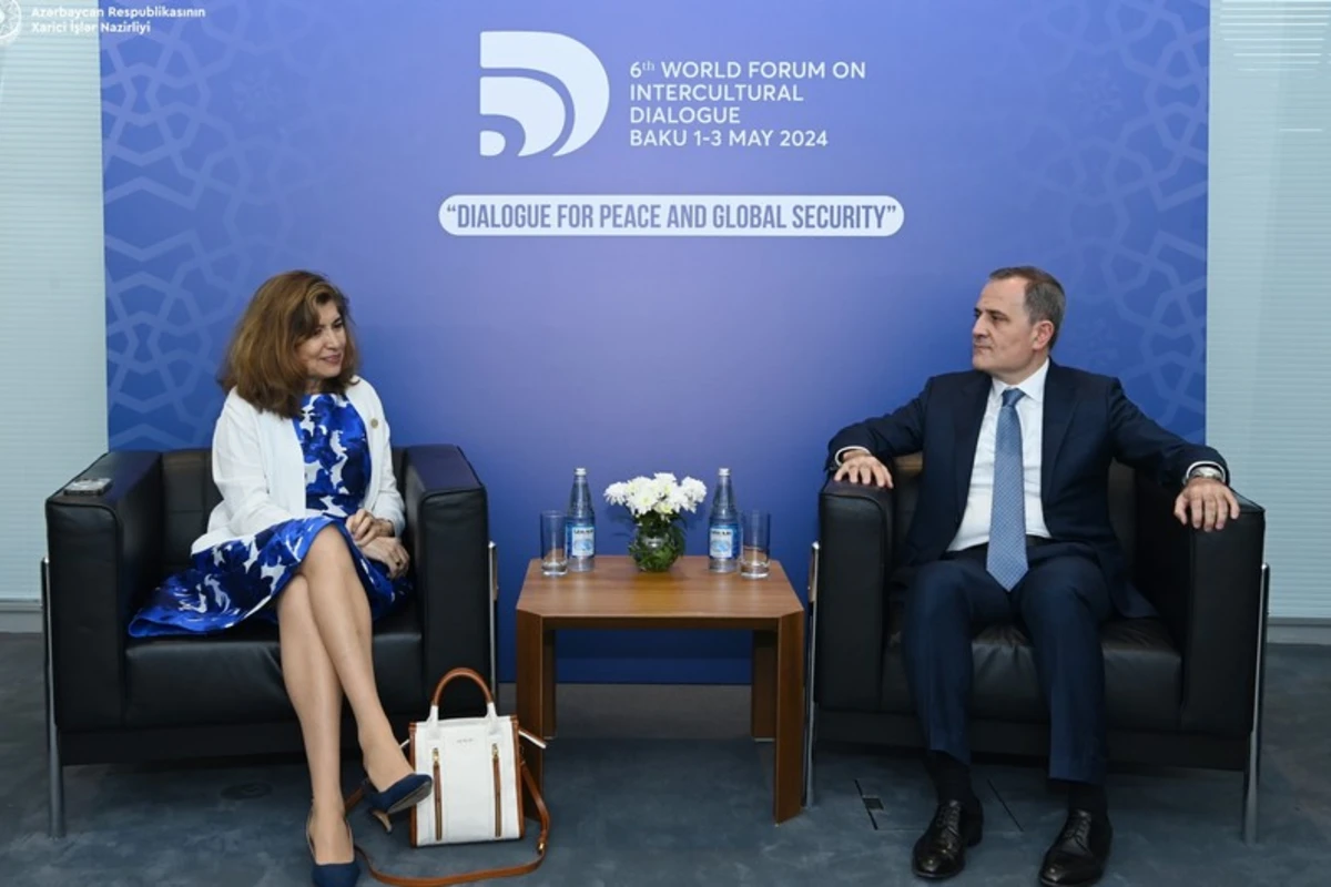 Ceyhun Bayramov UNESCO baş direktorunun köməkçisi ilə COP29-u müzakirə edib - FOTO